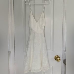Lulus- mini white dress